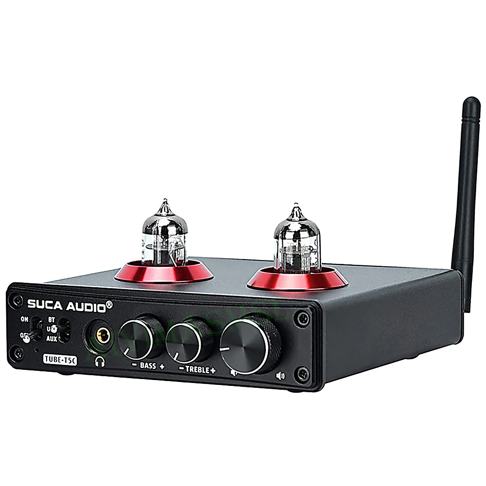AIYIMA SMSL 블루투스 5.0 하이베이스 USB 디코딩 DAC 헤드폰 앰프 GE5654 튜브 무손실 HIFI 전송 진공관 프리 앰프