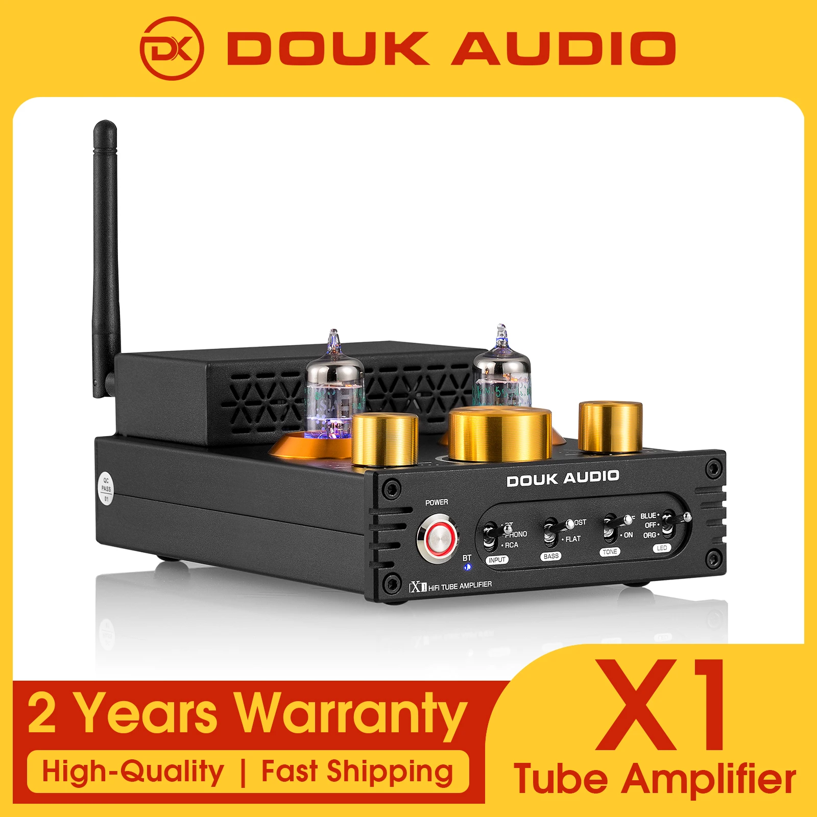 HiFi 오디오 앰프 블루투스 5.0 수신기 MM 포노 앰프 HiFi GE5654 진공 튜브 앰프 홈 턴테이블 파워 앰프 APTX-HD 160W * 2