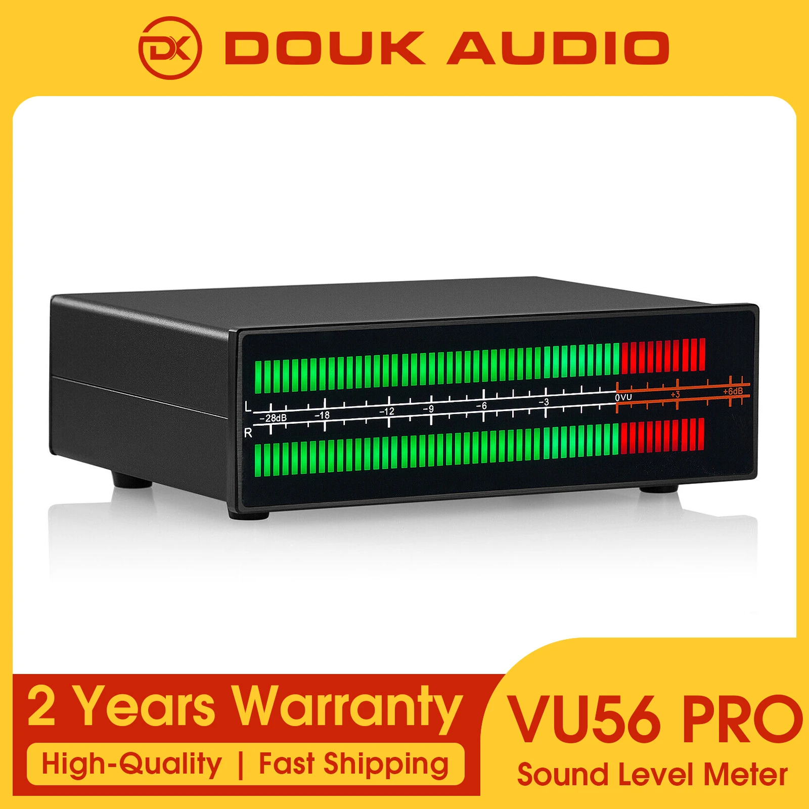Douk 오디오 듀얼 채널 LED 사운드 레벨 미터 MIC + LINE 음악 스펙트럼 시각화 장치 디스플레이 스테레오 오디오 분배기 3.5mm/RCA 어댑터