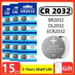2-60PCS CR2032 CR 2032 버튼 배터리 3V 리튬 배터리 시계 장난감 계산기 자동차 원격 제어 버튼 코인 셀