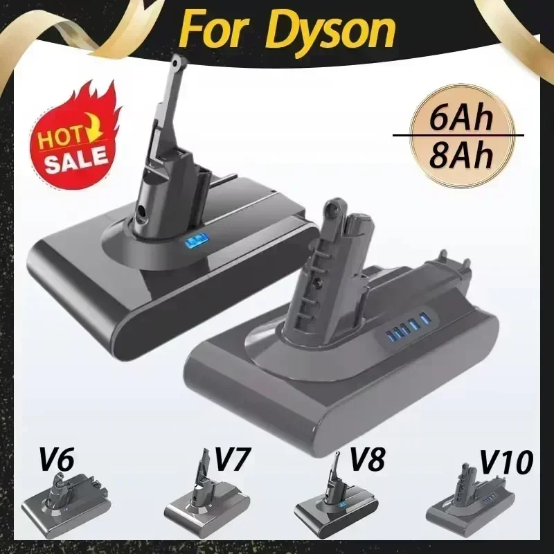 다이슨 V6 V7 V8 V10 충전식 Bateria SV10 SV11 SV12 DC59 DC62 진공 청소기 배터리 DC58 배터리 소니 배터리 셀