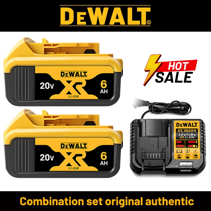 전원 원래 DEWALT 5AH 6AH 9AH DCB609 Dewalt DCB204 DCB205 DCB206 DCB609 DCB184 DCB200 용 18V 20V 60V 리튬 이온 배터리